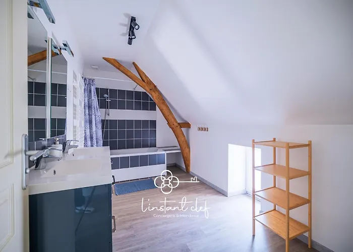 Semesterbostad Douceur Bucolique, Jardin & Mezzanine Cosy *